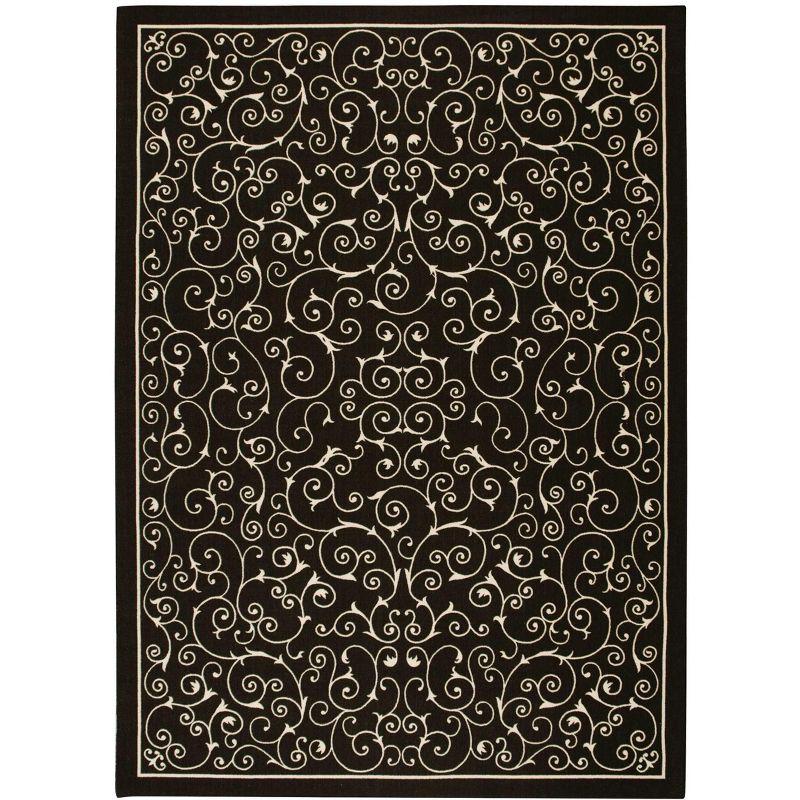 Nourison Home & Garden Loomed Scroll Indoor/outdoor Area Rug