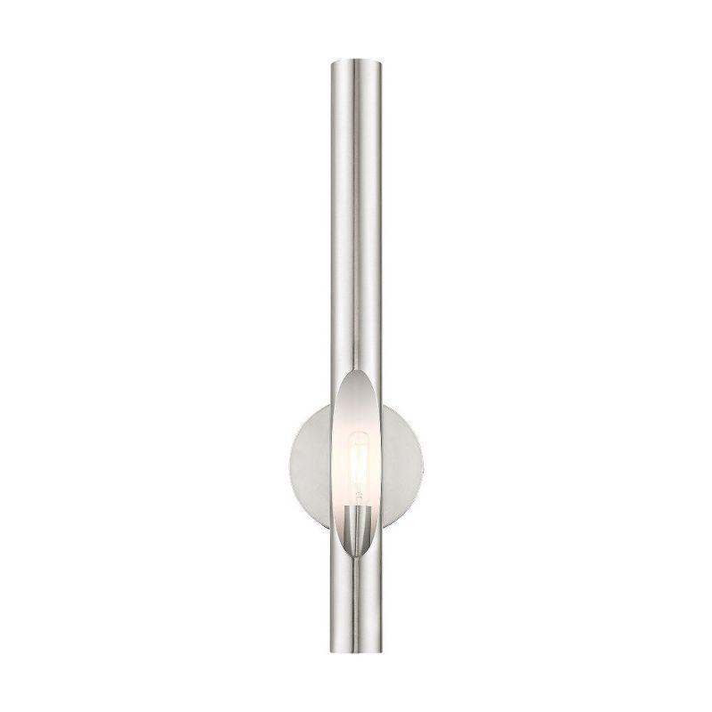 Livex Lighting Acra 1 - Light Wall Light in  Brushed Nickel