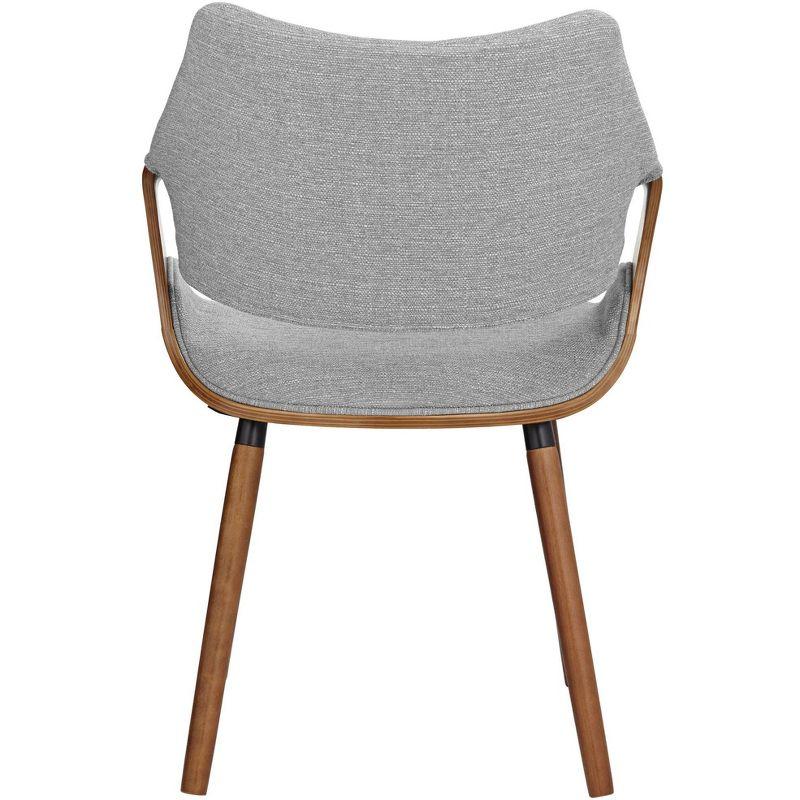 Studio 55D Westin Gray Fabric and Beech Wood Dining Chair