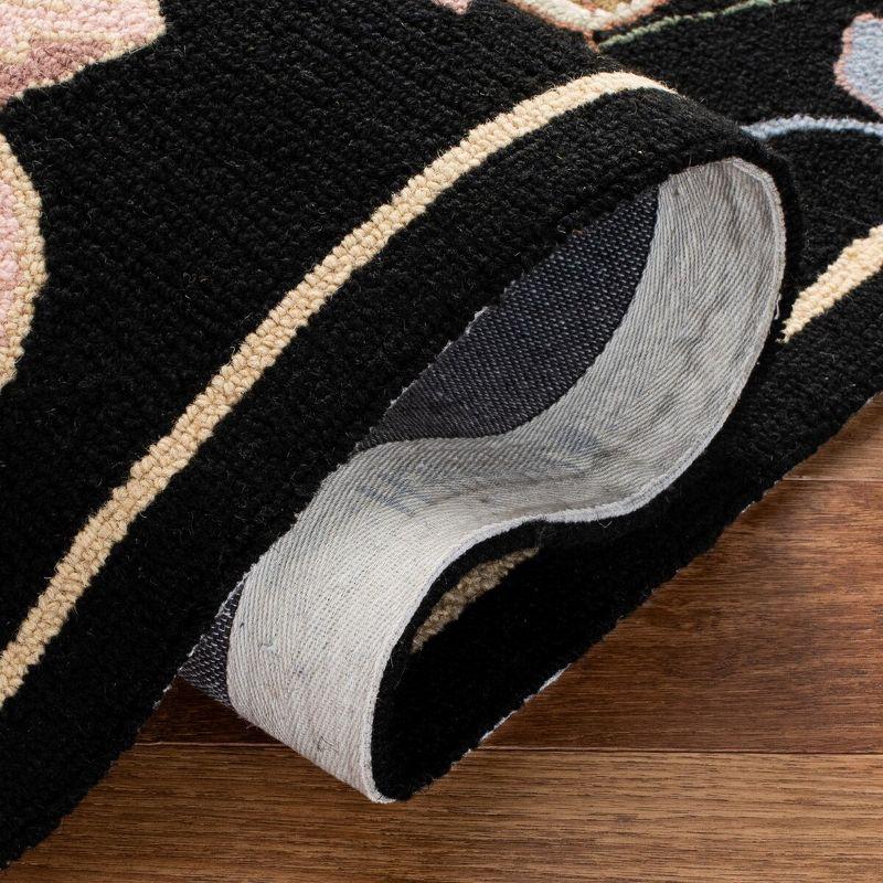 Chelsea HK306 Handmade Accent Rug - 2'9"x4'9" - Black - Safavieh