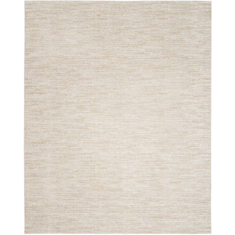 Nourison Essentials 7' x 10' Ivory Beige Indoor/Outdoor Rug