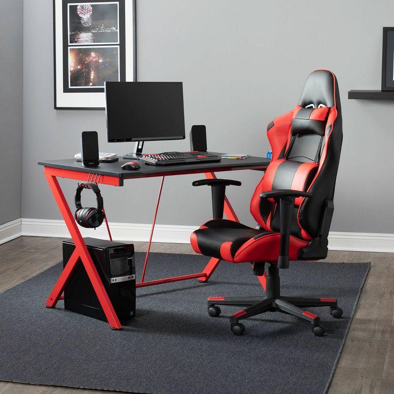 High Back Ergonomic Gamer/Office Chair Red/Black - SD Gaming