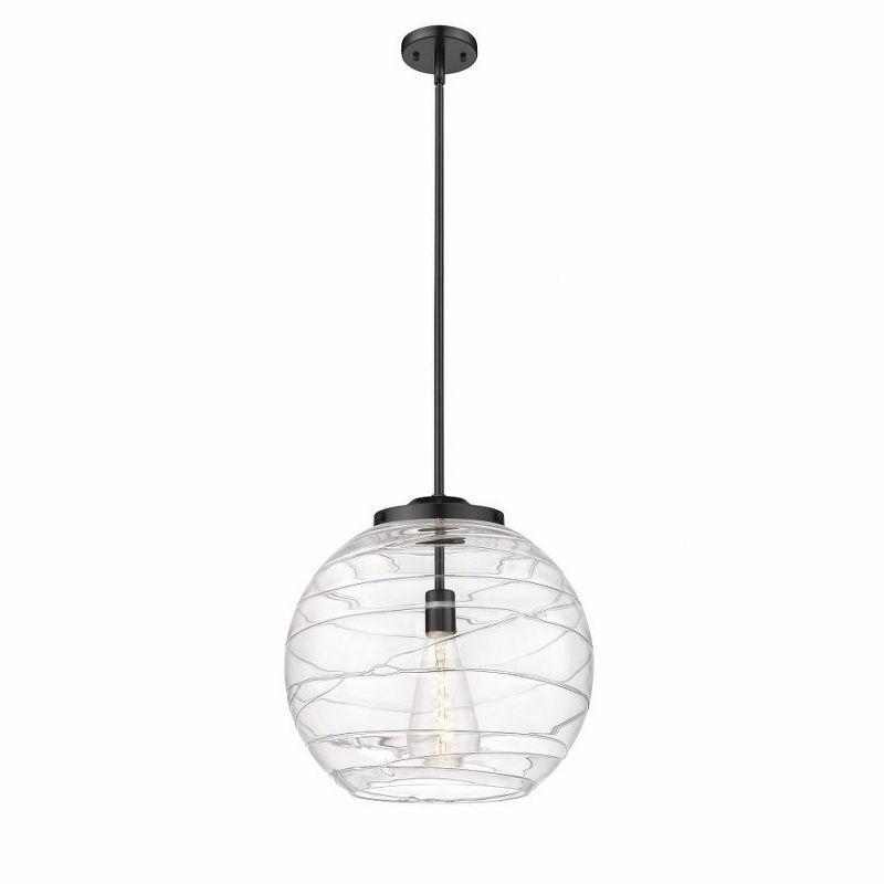 Innovations Lighting Athens Deco Swirl 1 - Light Single Drop Pendant Pendant