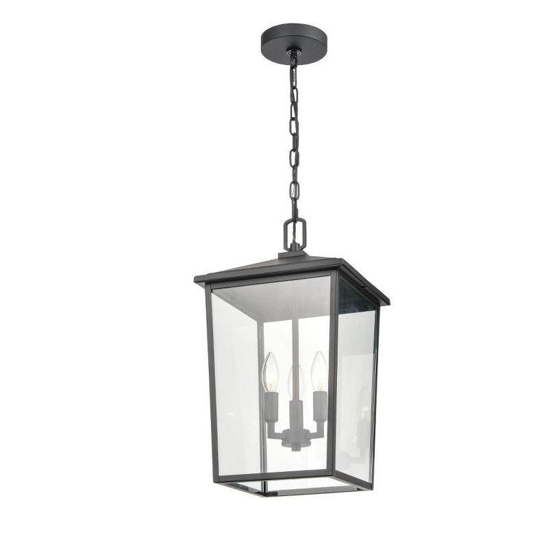 Messerly 3 Light 11" Wide Outdoor Taper Candle Pendant