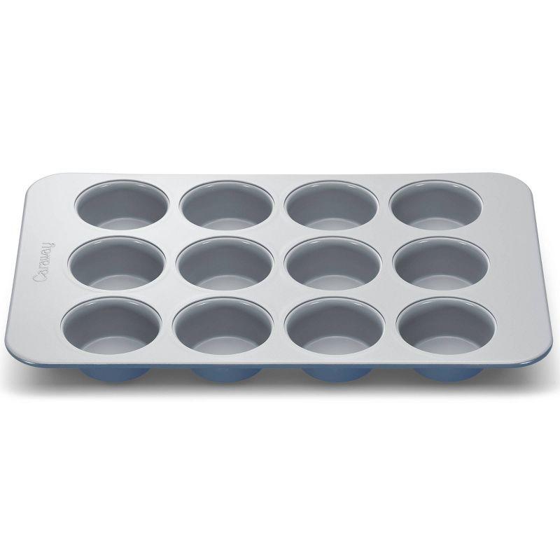 Slate Non-Stick Steel 12-Cup Muffin Pan