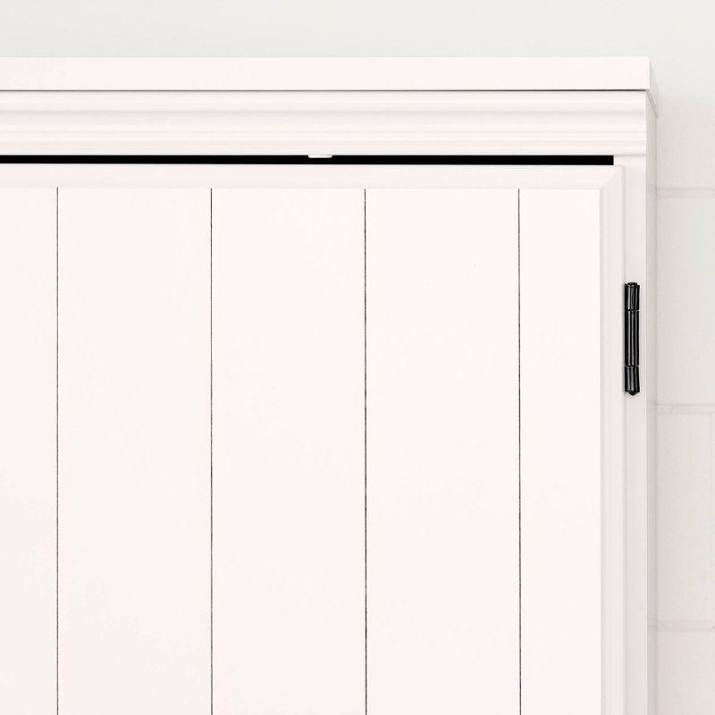 Farnel 2 Door Storage Cabinet Pure White - South Shore