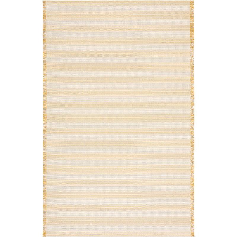 Augustine AGT501 Machine Made Indoor Area Rug - Ivory/Yellow - 8'x10' - Safavieh