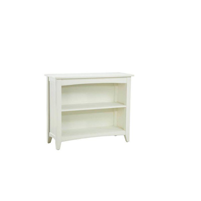 30" Shaker Cottage Bookcase Ivory - Alaterre Furniture: Storage Display, 1 Shelf