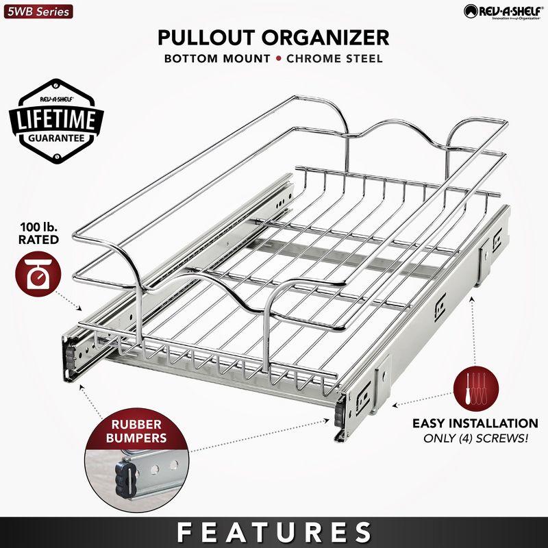 Rev-A-Shelf Kitchen Cabinet Pullout Shelf Organizer