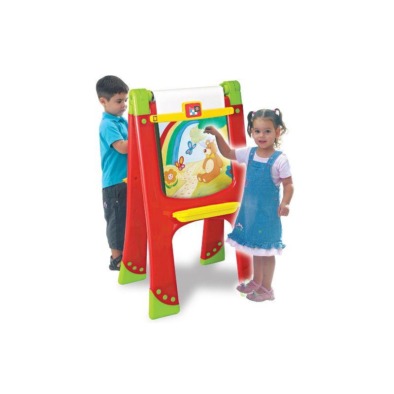 Amav 5-in-1 Red and Green Double Sided Plastic Easel