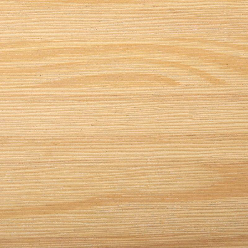 Plank+Beam 60" Modern Dining Table for 4, Solid Wood Rectangular Kitchen Table, Blonde Wirebrush
