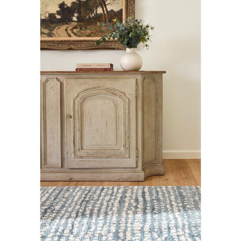 Shepherd Pewter Blue Hand Knotted Wool Rug