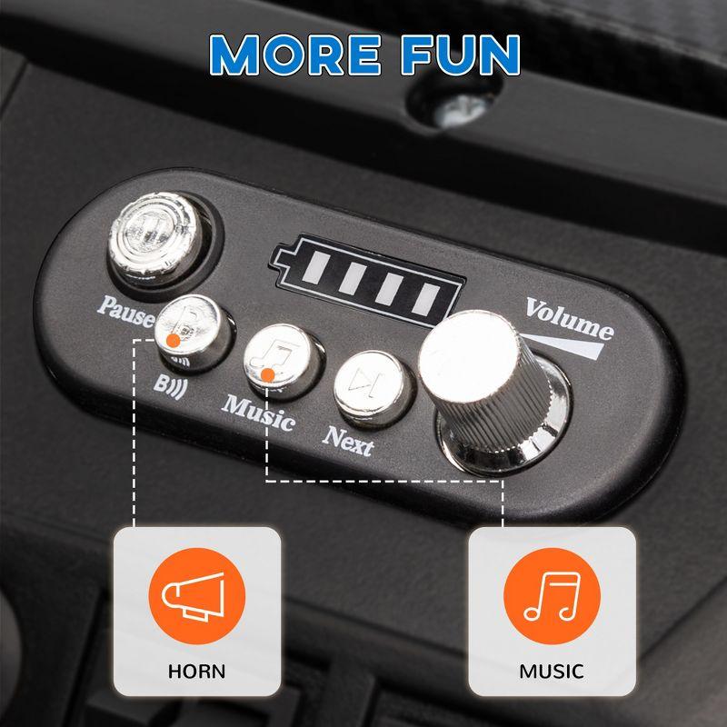 Qaba Qaba 2 Seater 24V Electric Car for Kids with Remote Control