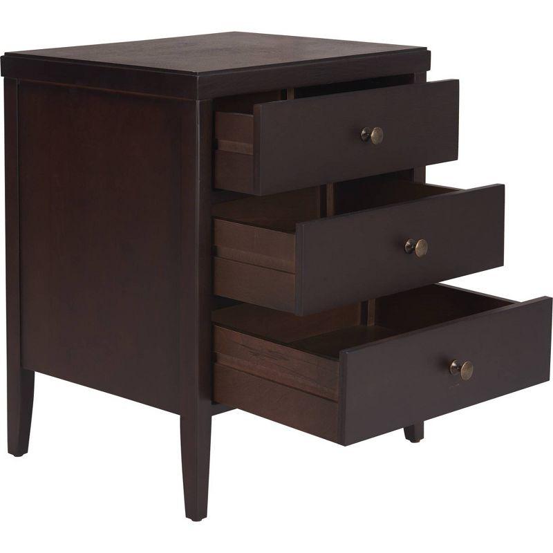 ClickDecor Finley Solid Wood Fully Assembled 3 Drawer Nightstand