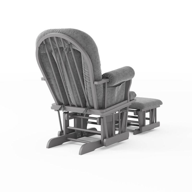 Child Craft Cozy Glider Rocker and Ottoman