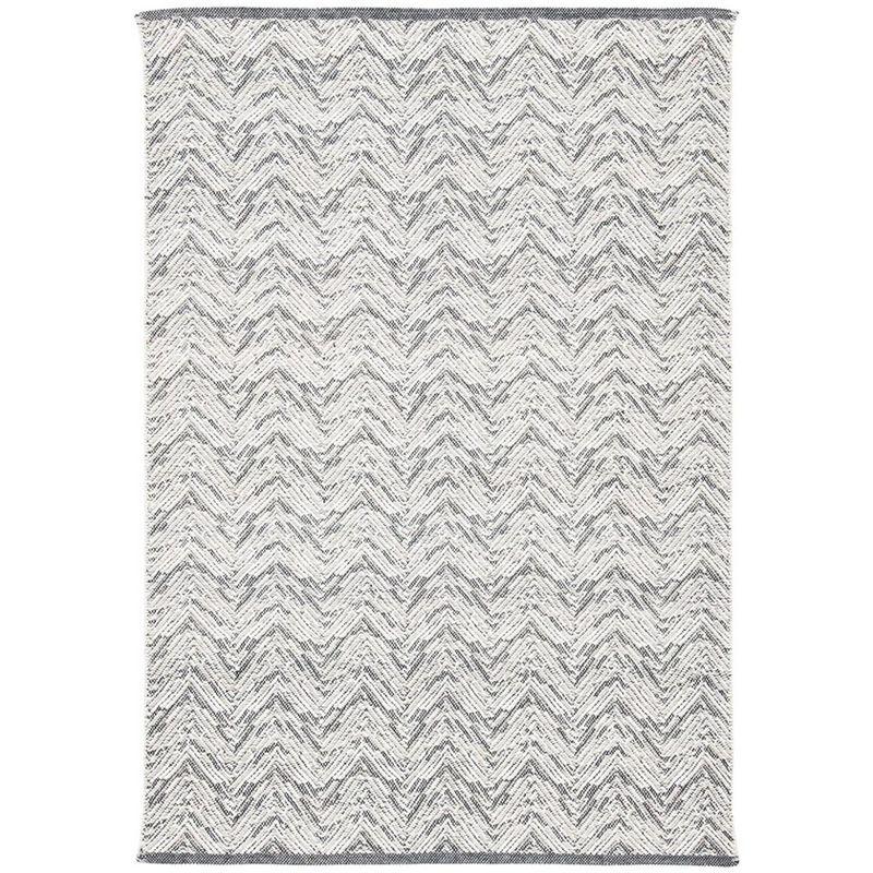 Kilim KLM401 Hand Woven Area Rug - Grey/Beige - 4'x6' - Safavieh