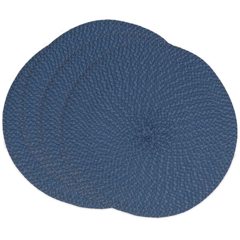 Brielle Polypropylene Plastic Round Placemat