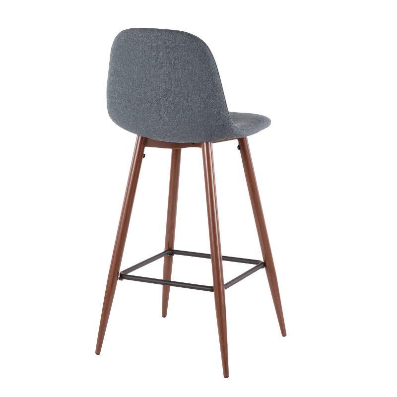 Set of 2 Pebble Mid-Century Modern Barstools - LumiSource