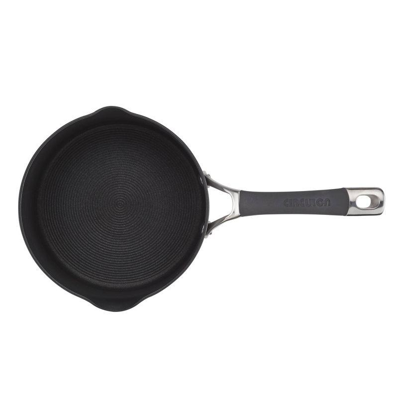 Circulon Circulon Radiance Hard-Anodized Nonstick Saucepan with Straining Lid, 3-Quart