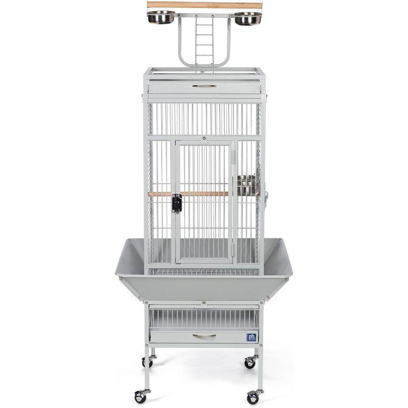 Prevue Pet Products Wrought Iron Select Bird Cage Black Hammerstone 3151BLK
