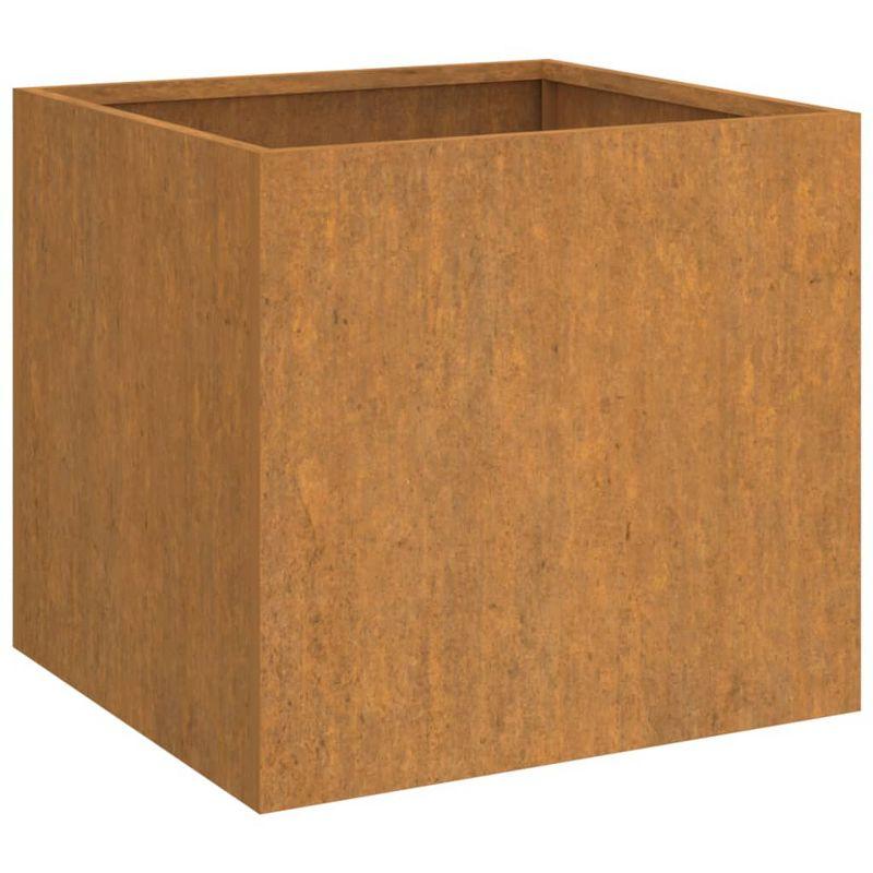 vidaXL Garden Raised Bed PP Anthracite 16.9"x16.9"x13.8"