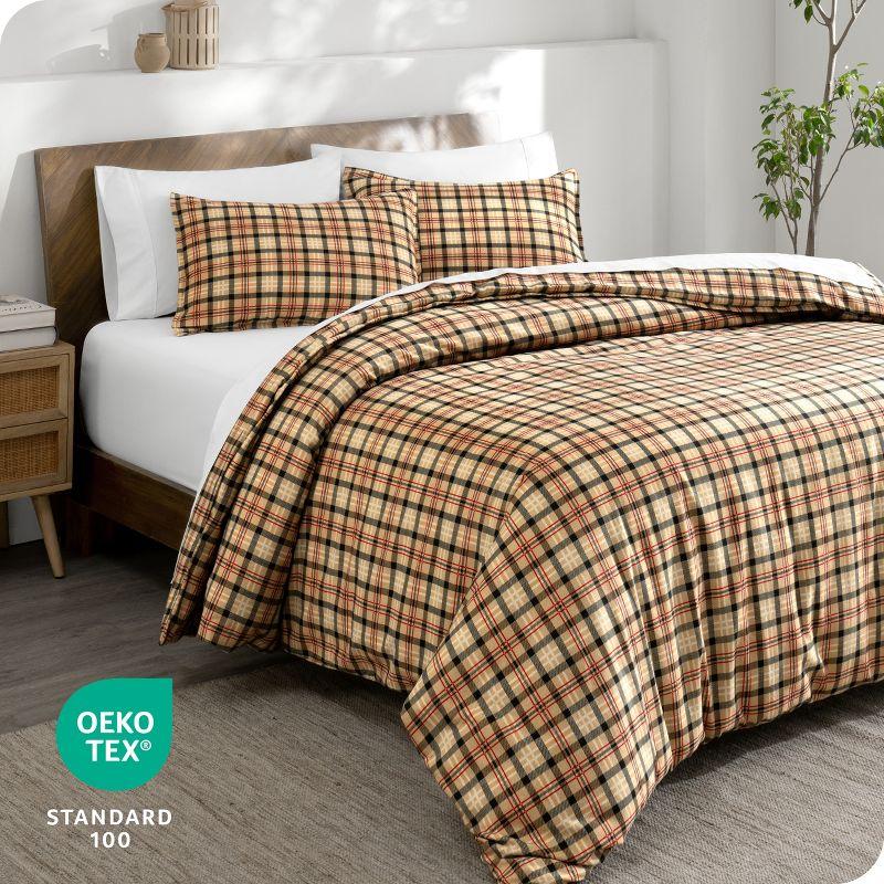 Flannel Duvet Cover and Sham Set