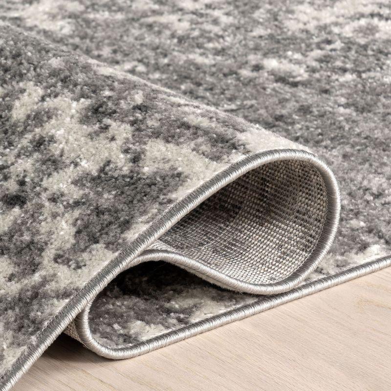 Nuloom Deedra Abstract 7x9 Indoor Area Rug for Living Room Bedroom Dining Room Kitchen, Grey/Ivory