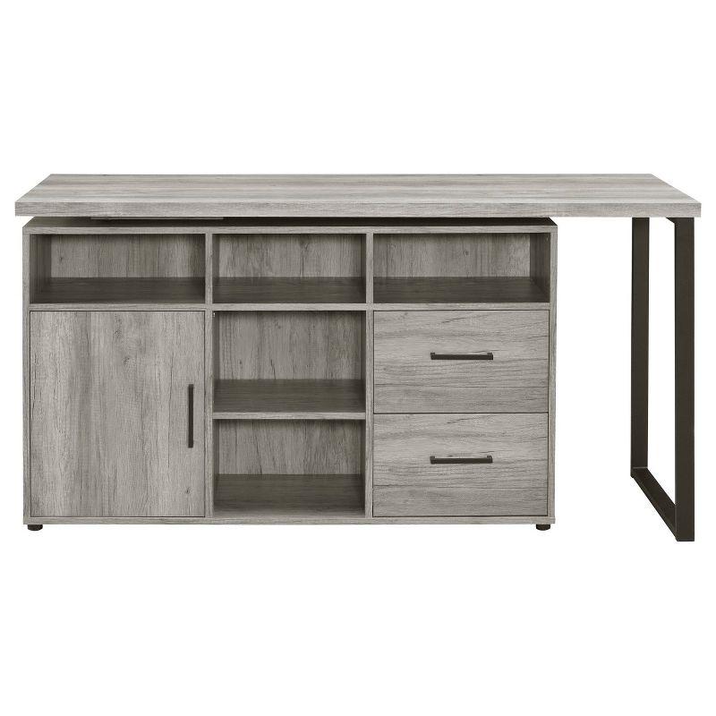 Hertford 2 Drawer L-Shape Desk - Coaster