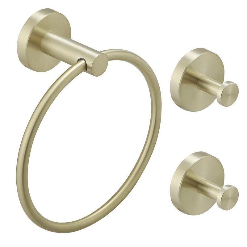 Brushed Gold 24-Inch Metal Bathroom Hardware Set