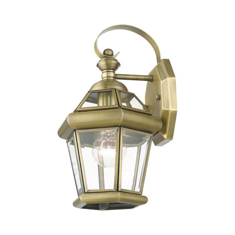 Livex Lighting Georgetown 1 - Light Wall Light in  Antique Brass