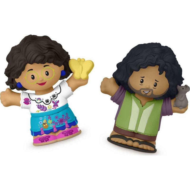 Fisher-Price Little People Toddler Toys Disney Encanto Figure Pack with 7 Characters for Pretend Play Ages 18+ Months