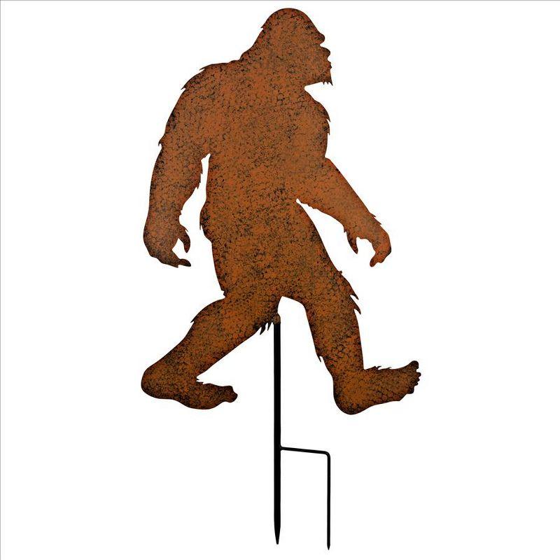 Bigfoot Yeti Silhouette Metal Garden Stake