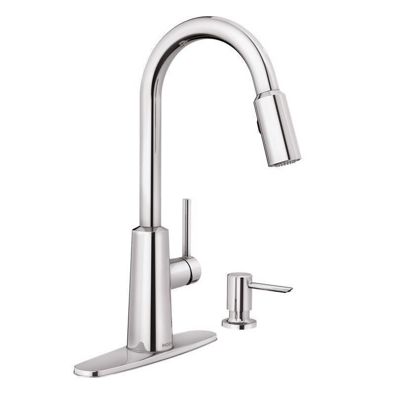 Moen Nori One Handle Chrome Pull-Down Kitchen Faucet