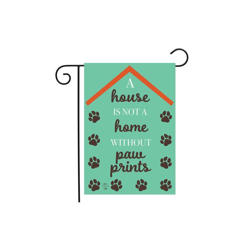 Briarwood Lane Spring Garden Flag 12x18 For Outdoor Pawprints Home Pet Owner For Spring Garden Flag Flags For Outside