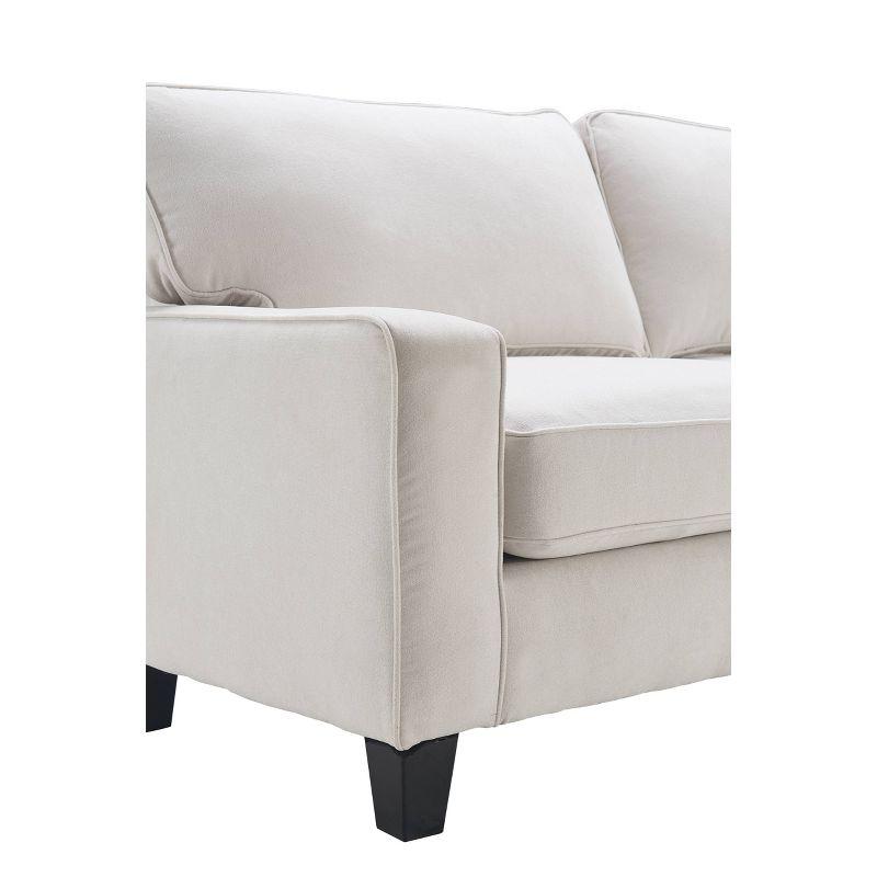 Serta Palisades 78" Track Arm Sofa, Easy Care Fabric, Soft Pillow Back, Pocket Coil Seat Cushions