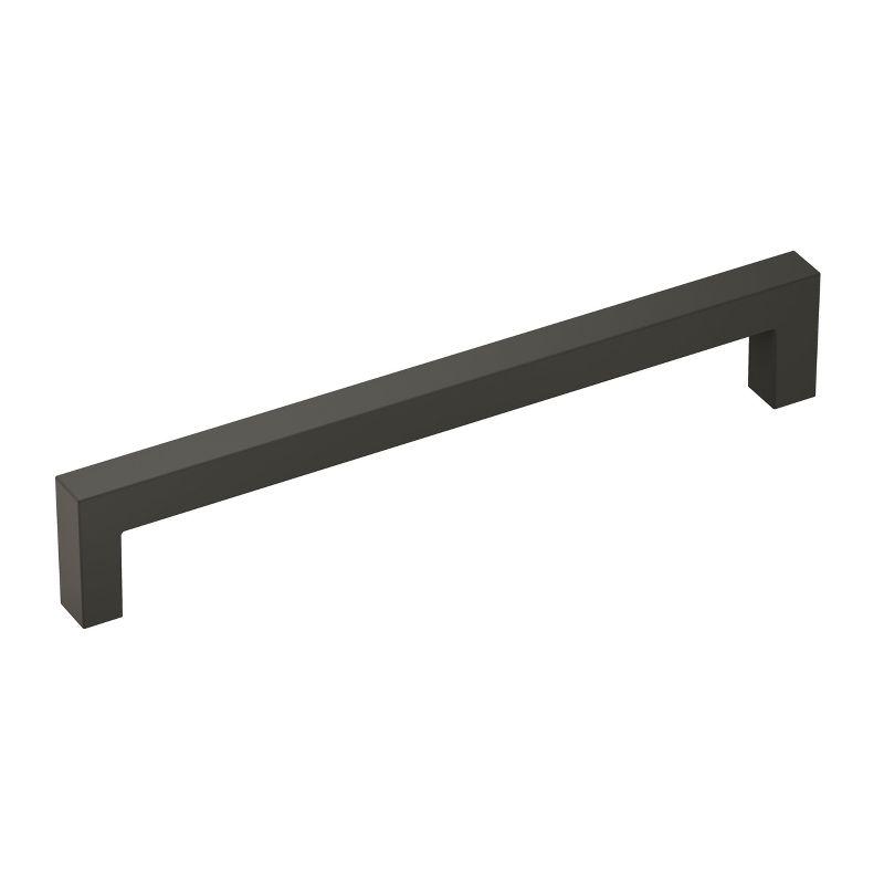 Matte Black Aluminum Modern Cabinet Bar Pull with Mounting Hardware