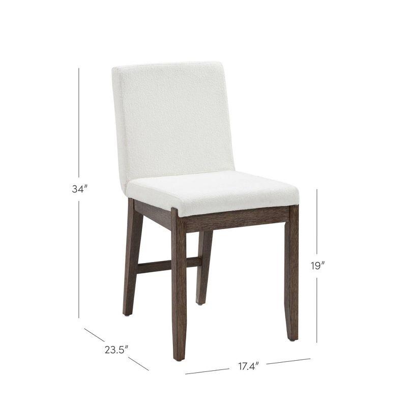 Nathan James Set of 4 Gracie Dining Chair Dark Brown