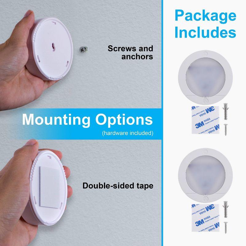 GE Battery Operated LED Puck Lights