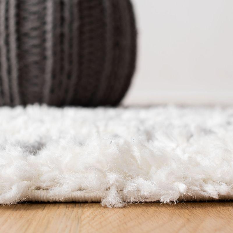 Moroccan Tassel Shag MTS335 Power Loomed Area Rug - Ivory/Light Grey - 5'3"x7'6" - Safavieh.