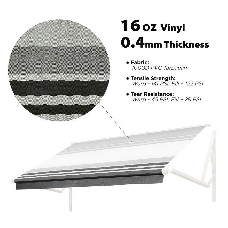 ALEKO Plastic Replacement Canopy for Awning