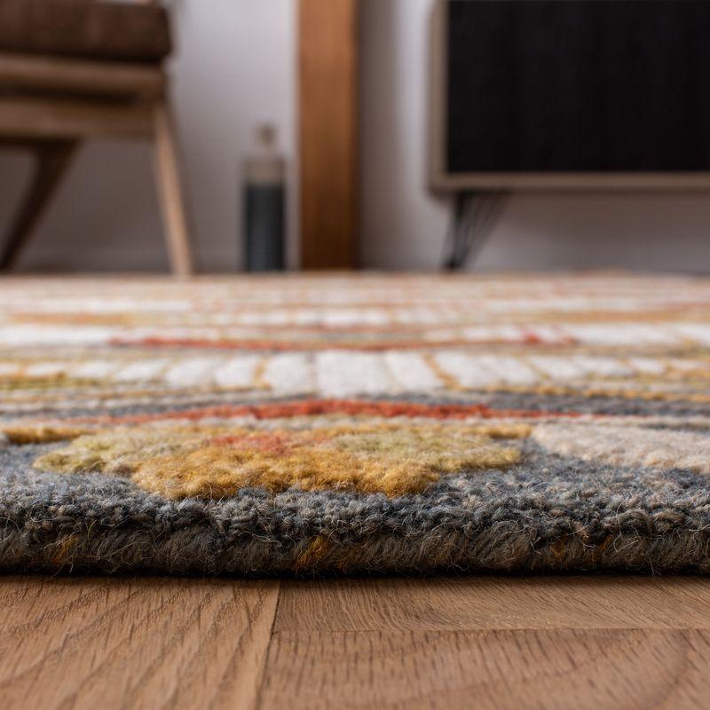 Trace TRC522 Hand Tufted Area Rug - Blue/Ivory - 3'x5' - Safavieh.