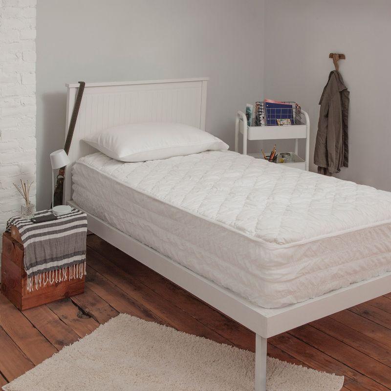 Downlite Extra Deep Triple Protection Plush Down Alternative Waterproof Mattress Pad