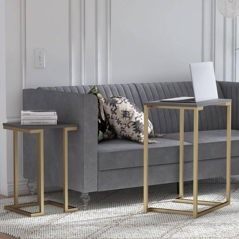 Camila Sled Nesting Tables with Storage