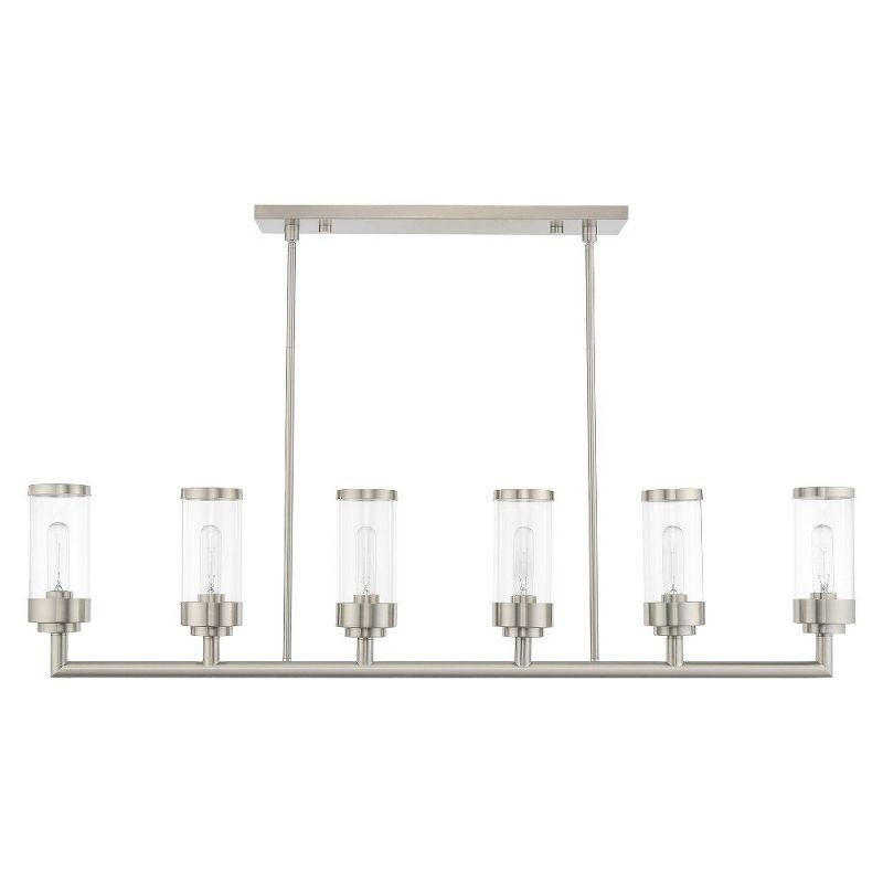 Livex Lighting Hillcrest 6 - Light Chandelier in  Brushed Nickel