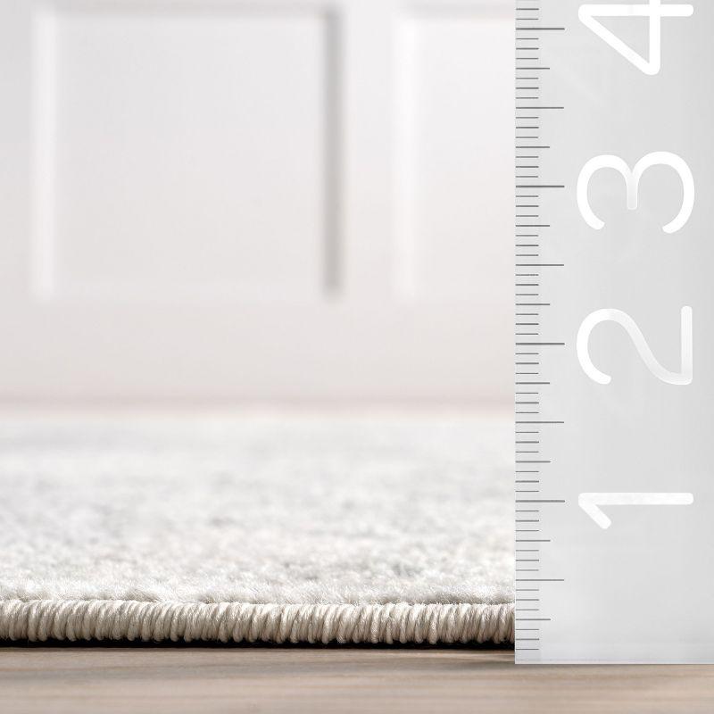Nuloom Odell Medallion 10x13 Indoor Area Rug for Living Room Bedroom Dining Room Kitchen, Ivory/Grey