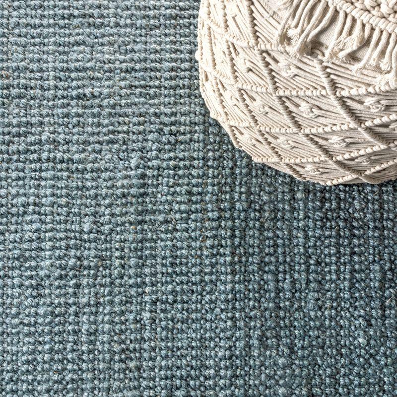 Para Hand Woven Chunky Jute with Fringe Area Rug - JONATHAN Y