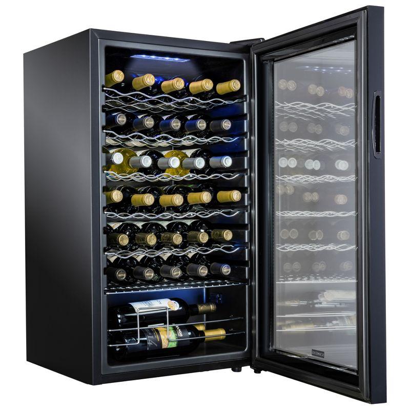 Schmecke 18.7 in. 34 Bottle Compressor Freestanding Wine and Beverage Cooler