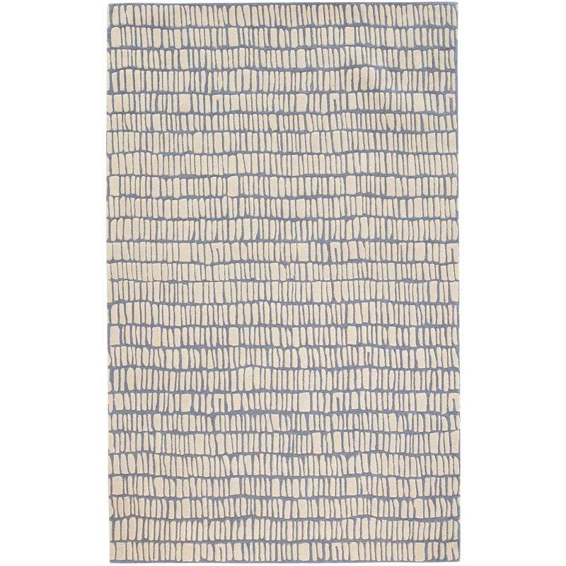 Roark Pewter Blue Hand Tufted Wool Rug