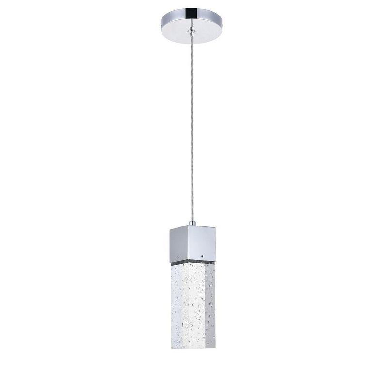 Elegant Lighting Novastella 1 light Chrome LED Pendant