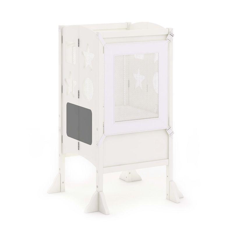 Guidecraft Classic Kitchen Helper Foldable Step Stool